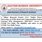 GBU-Noida-research-assistant-vacancy-notification-20govt-com-339x279